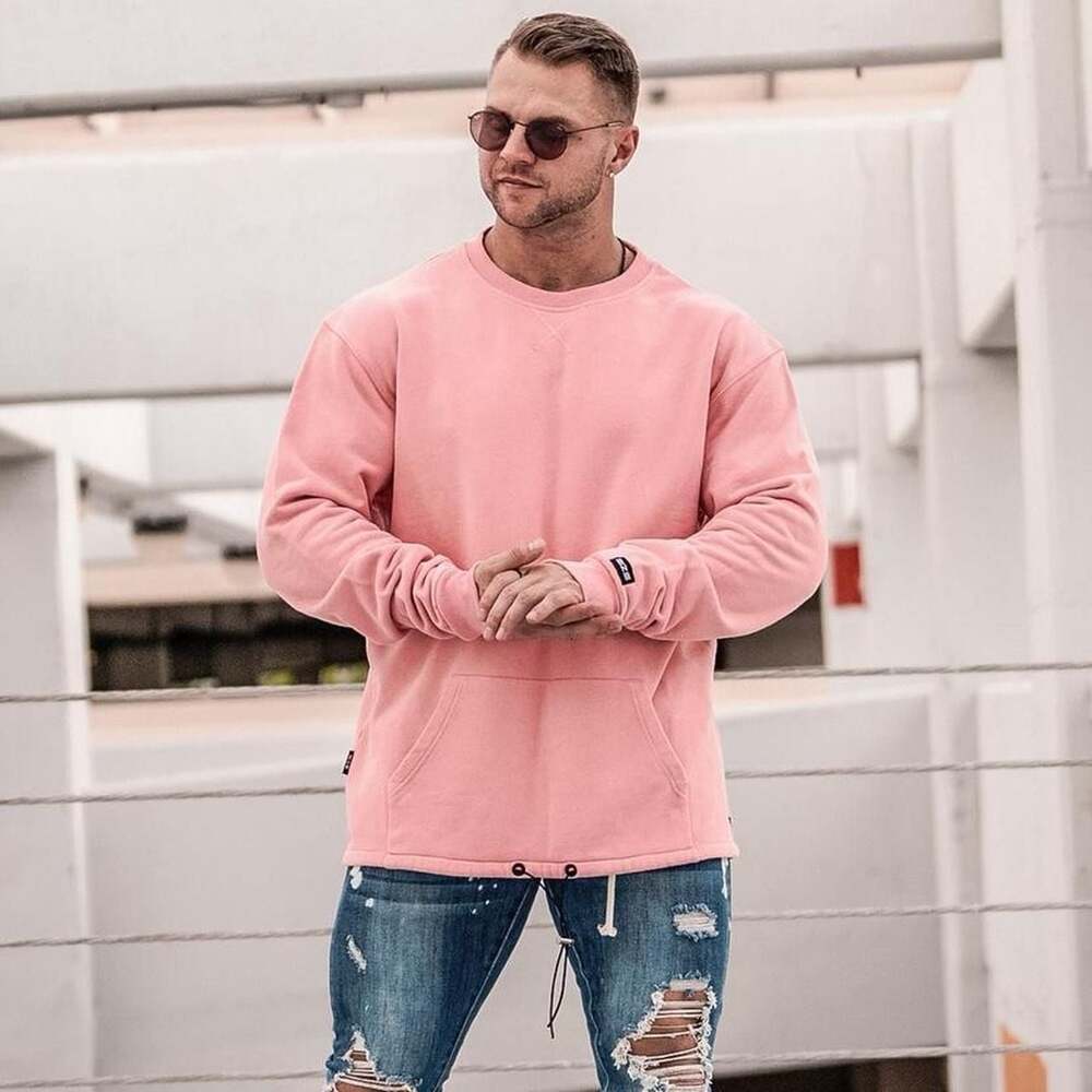 New With Tags Size Up Apparel Oversized Crewneck Sweatshirt with Drawstring Hem